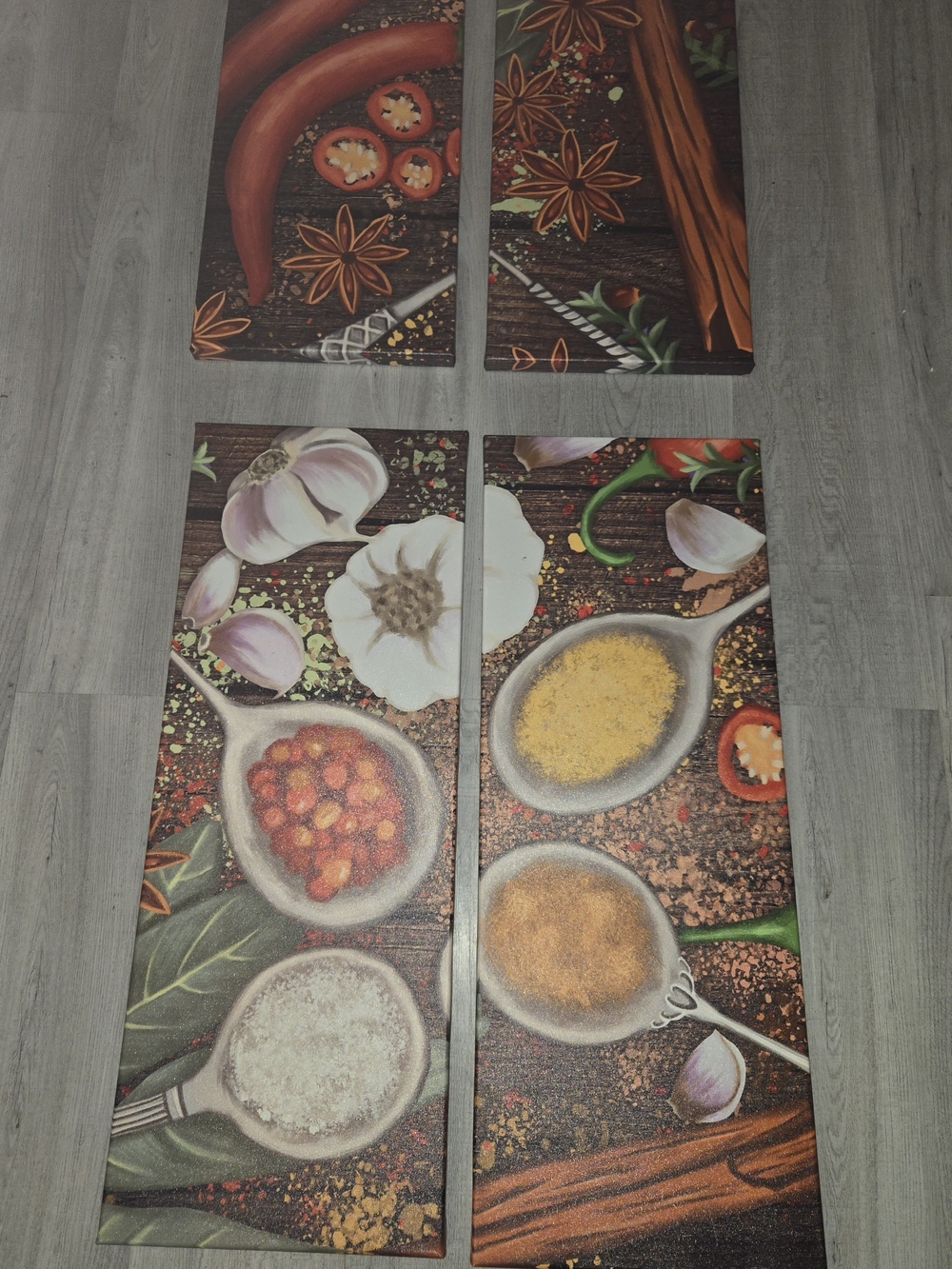 Spice Kitchen Canvas Wall Art Set - Multi Color